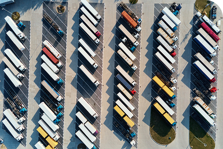 SemiTruck-drone a variety of semi-trucks